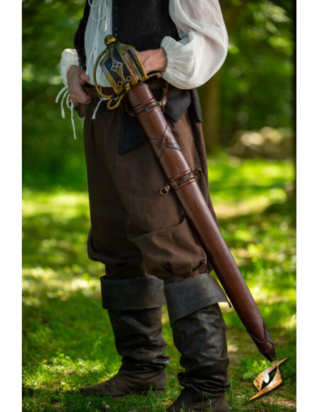 Sword sheath for brown belts (94 cm.)