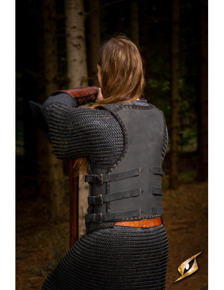 Celtic lamellar armor in suede...