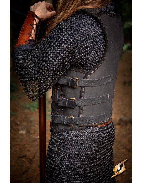 Celtic lamellar armor in suede...