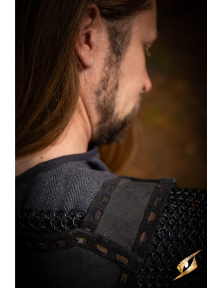 Celtic lamellar armor in suede...