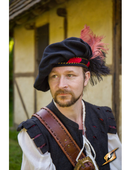 Medieval minstrel Parlota in wool,...