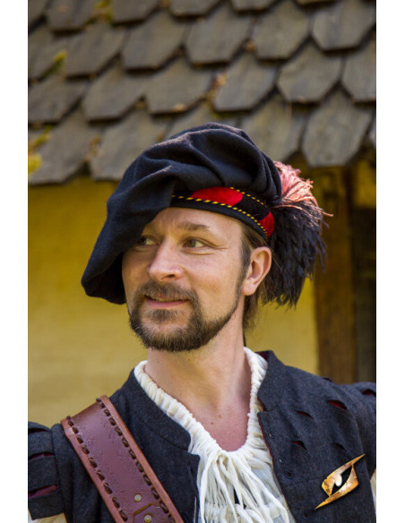 Medieval minstrel Parlota in wool,...