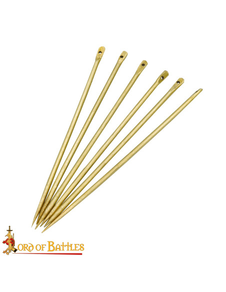 Pack of 5 solid brass medieval...