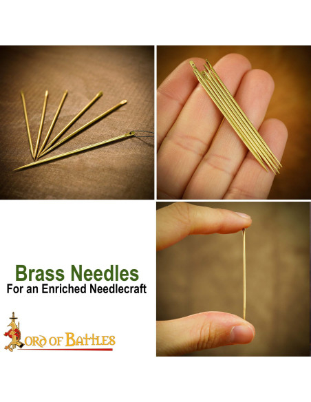 Pack of 5 solid brass medieval...