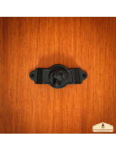 Pack of 4 medieval wrought iron animal style handles (9 cm.) 2