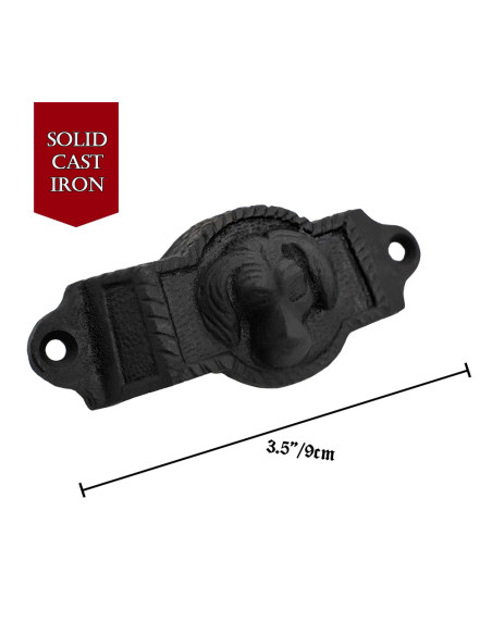 Pack of 4 medieval wrought iron...