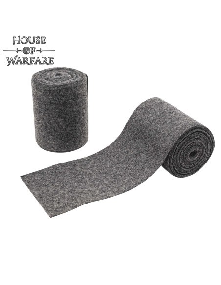 Viking knitted wool wrist warmers...