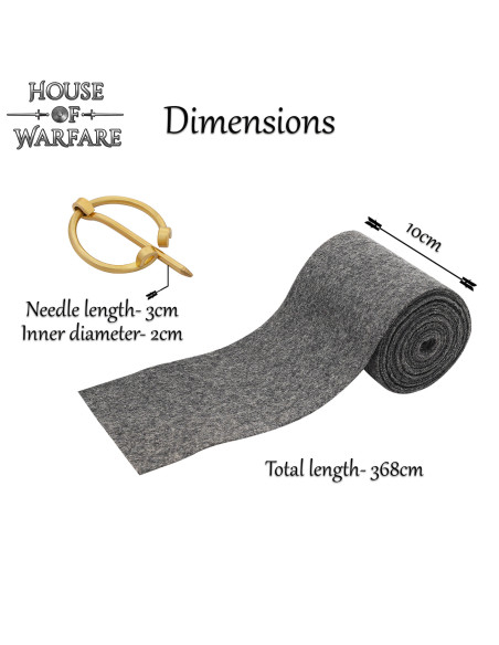 Viking knitted wool wrist warmers...