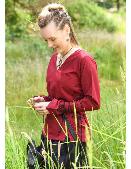 Medieval blouse model Aila in cotton,... Medieval blouse model Aila in cotton,...