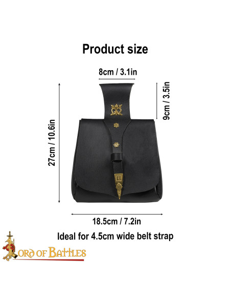 Cortesano del Rey waist bag in black...