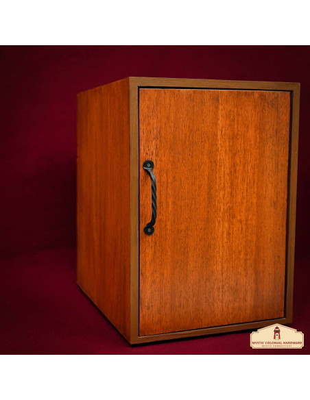 Set of 2 rustic medieval wrought iron...