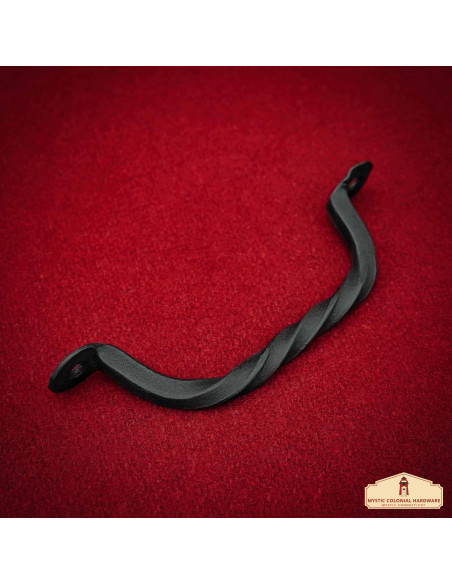 Set of 2 rustic medieval wrought iron...