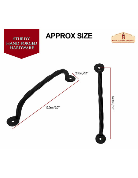 Set of 2 rustic medieval wrought iron...