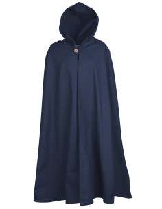 Medieval cape model Paul for children, blue 2