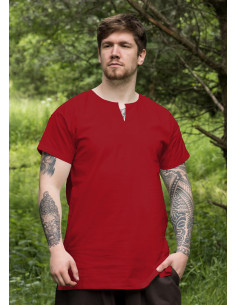 Medieval short sleeve tunic Sigmund model, red