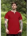 Medieval short sleeve tunic Sigmund model, red