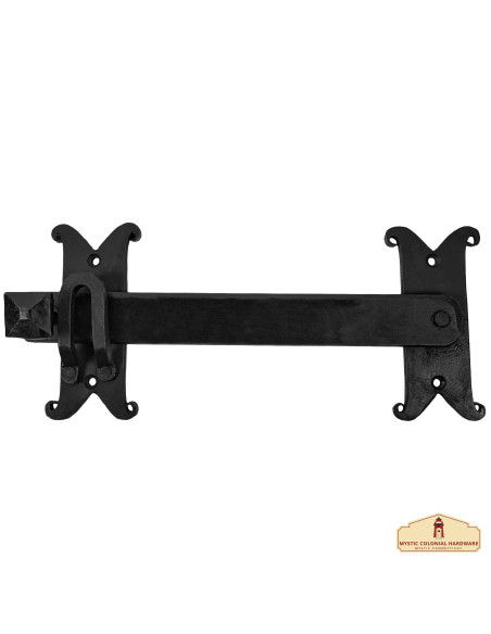 Medieval wrought iron door latch...