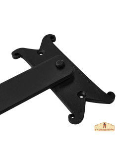 Medieval wrought iron door latch (27.3 cm.) 2