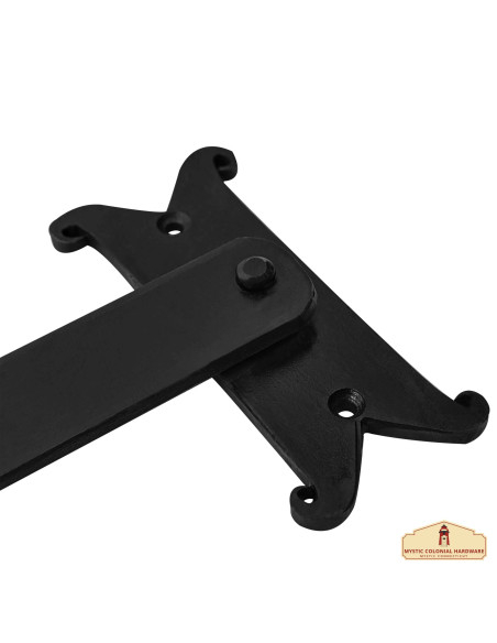 Medieval wrought iron door latch...