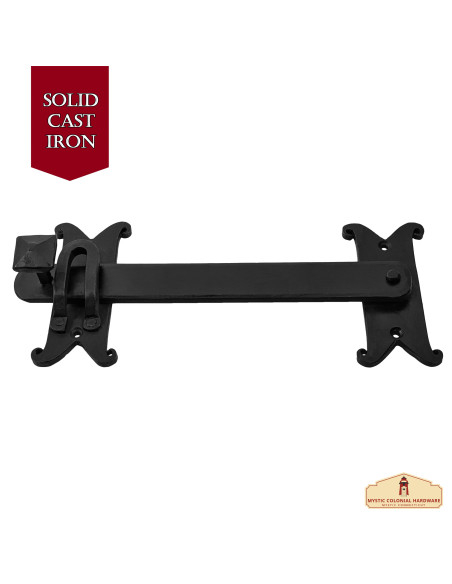 Medieval wrought iron door latch...