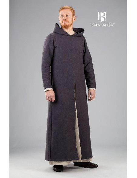 Renaud hooded tunic, gray