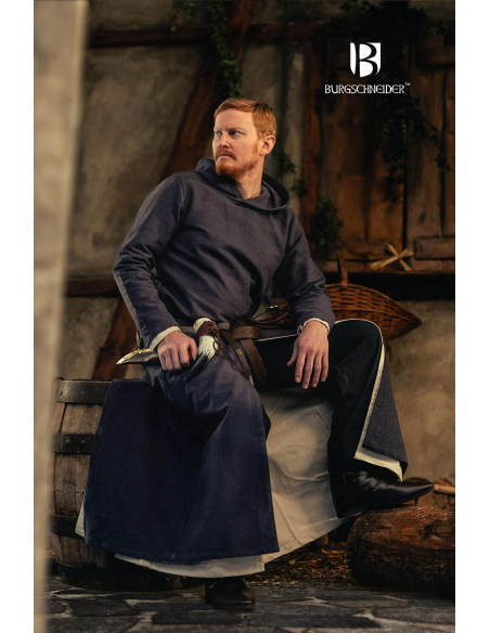 Renaud hooded tunic, gray