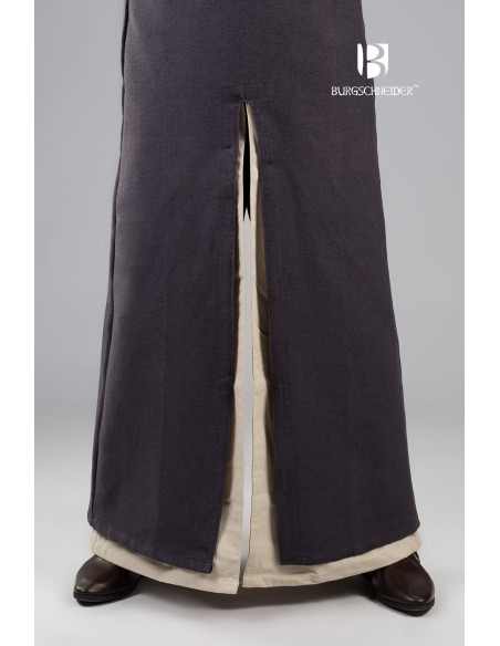 Renaud hooded tunic, gray