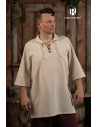 Medieval summer shirt Aton, natural white