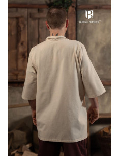 Medieval summer shirt Aton, natural white 2