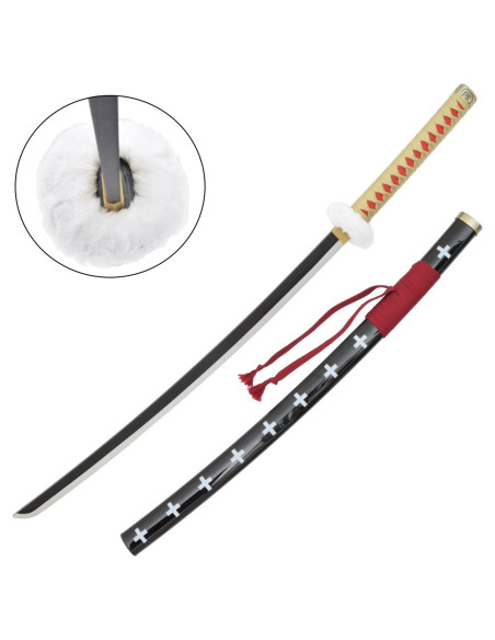 Beige Trafalgar Law Bamboo Katana -...