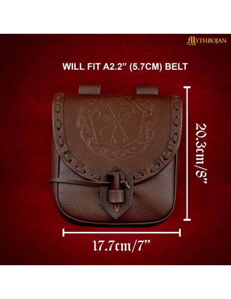 Nordic bag embossed leather...