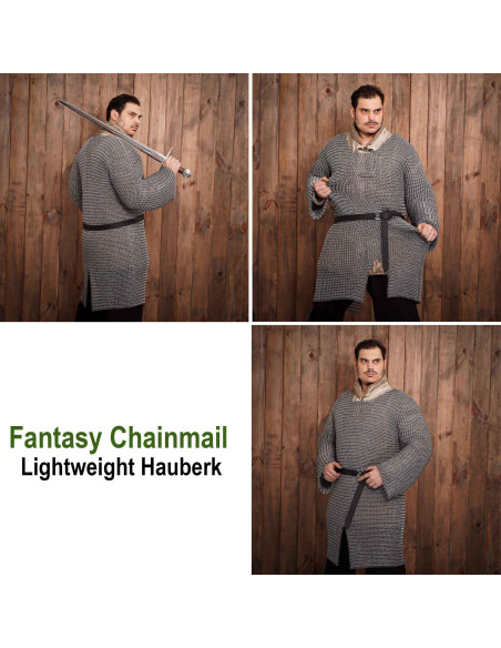 Chain mail aluminum rings Hauberk...