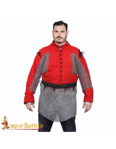 Mild steel chain mail skirt riveted in dome (8 mm.) 2