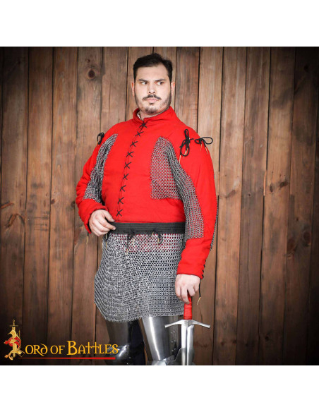 Mild steel chain mail skirt riveted... Mild steel chain mail skirt riveted...