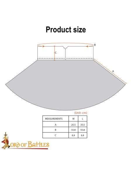 Medieval chain mail gorget mild steel...