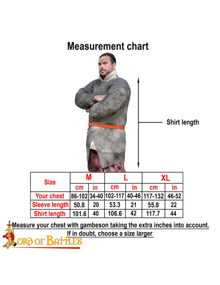 Chain mail rings mild steel Hauberk...