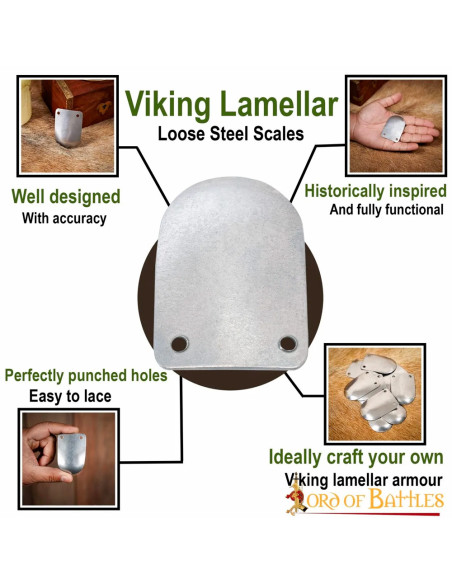 Pack 100 metallic pieces Lamellar... Pack 100 metallic pieces Lamellar...