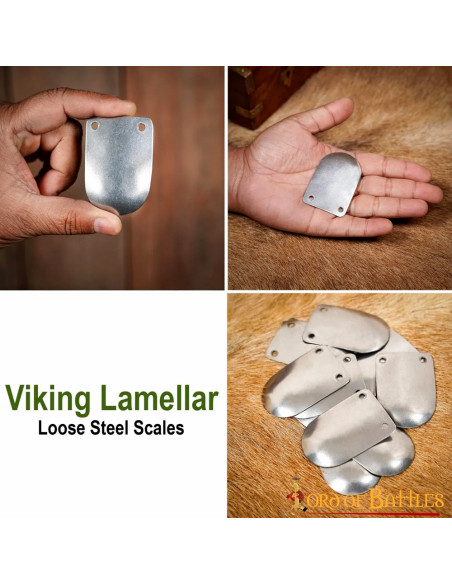 Pack 100 metallic pieces Lamellar... Pack 100 metallic pieces Lamellar...