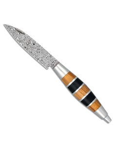 Albainox brand field knife with damascus blade (8.20 cm.)