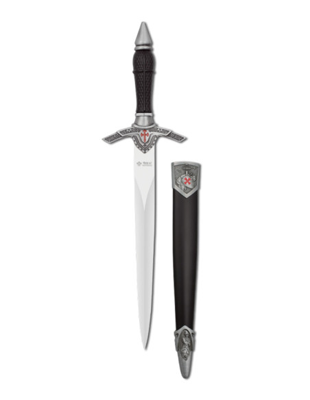 Ornamental Templar dagger with sheath...