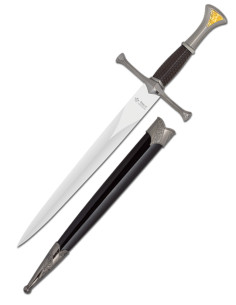 Decorative dagger with King model sheath (35 cm.)