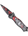 Stiletto Nightmare I pocket knife with glass-breaking tip (9 cm.)