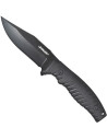 Outdoor knife serrated spine, ABS sheath (23.5 cm.)