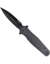 Black Field Double Action knife, G10 handle (9.5 cm.)