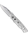 Silver pocket knife with pierced handle (7.5 cm.)