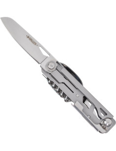 Stainless steel multi-tool knife with sheath (11 cm.)
