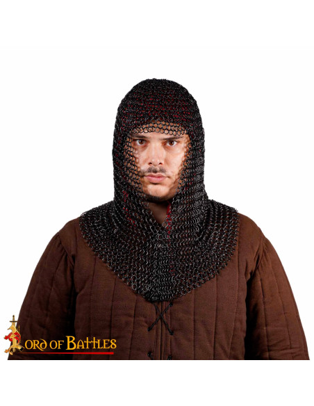 Executioner chainmail round rings, black