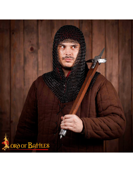 Executioner chainmail round rings, black