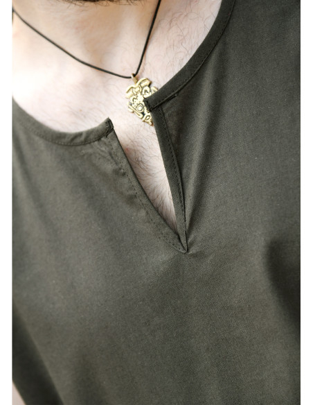 Medieval sleeveless tunic model...