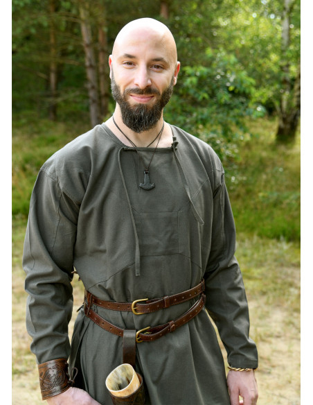 Viborg Viking tunic in olive green